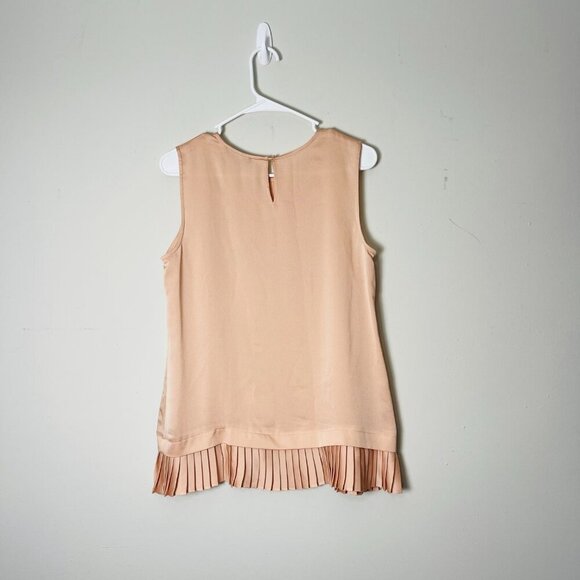 Nwt Tommy Hilfiger Small Dress Ruffle Sleeveless Top Boho Beach Sand Lightweight - Picture 2 of 8